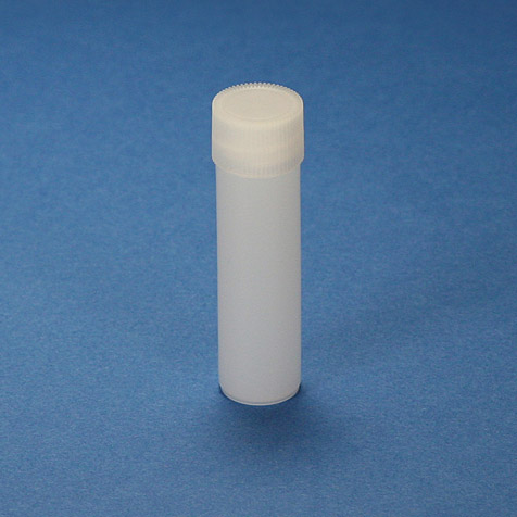 Globe Scientific Scintillation Vial, 4mL, PE, with Attached White Screw Cap Scintillation; low activity; blood